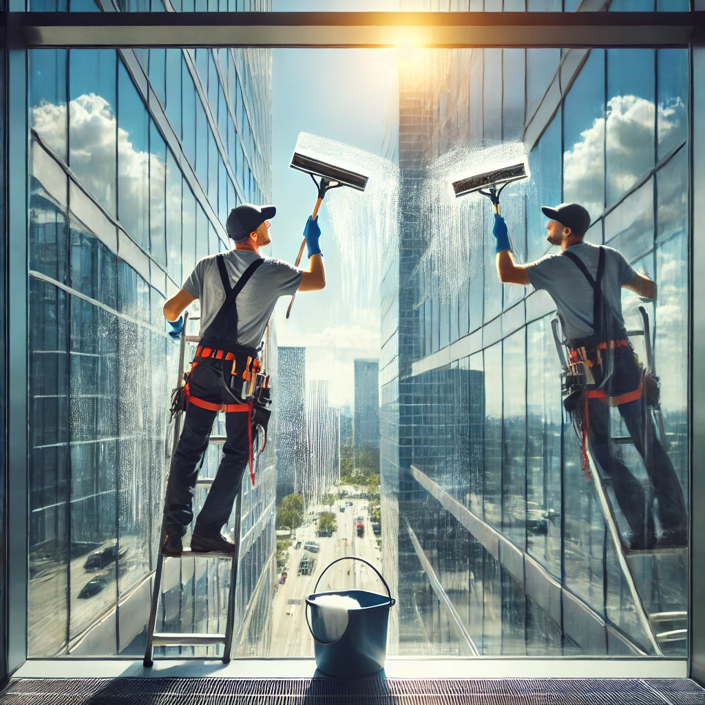 Professional window cleaning